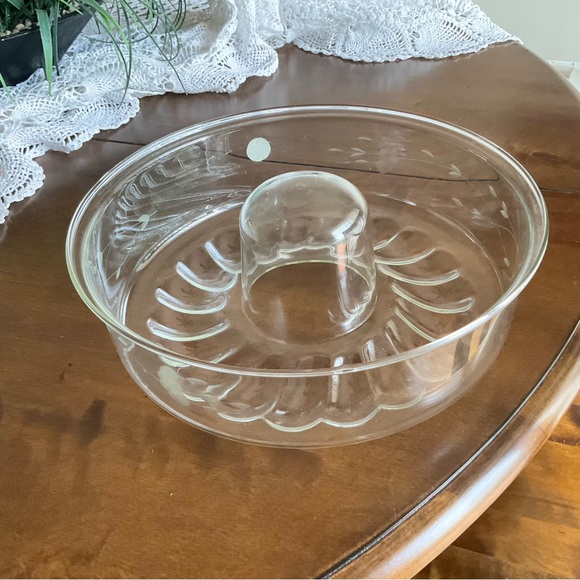 Pampered Chef Dining Vintage Princess House Bundt Cake Dish Poshmark